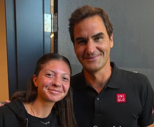 Antonia Ružić Roger Federer