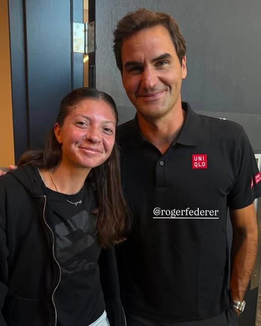 Antonia Ružić Roger Federer