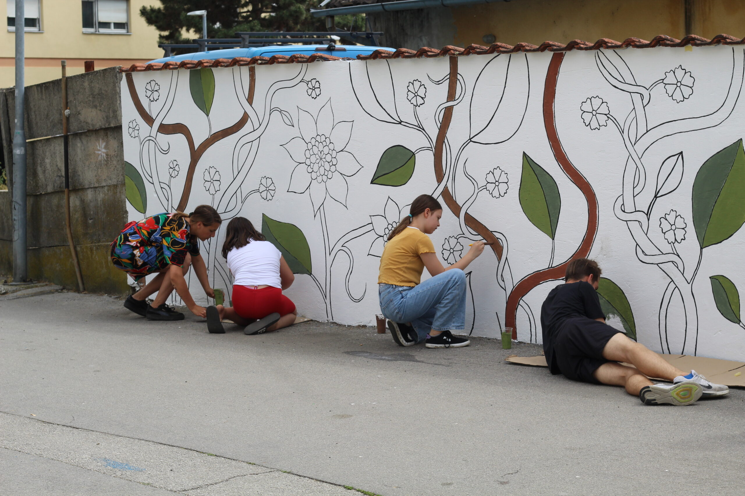 Gradu za rođendan, mladi oslikali mural u Čakovcu