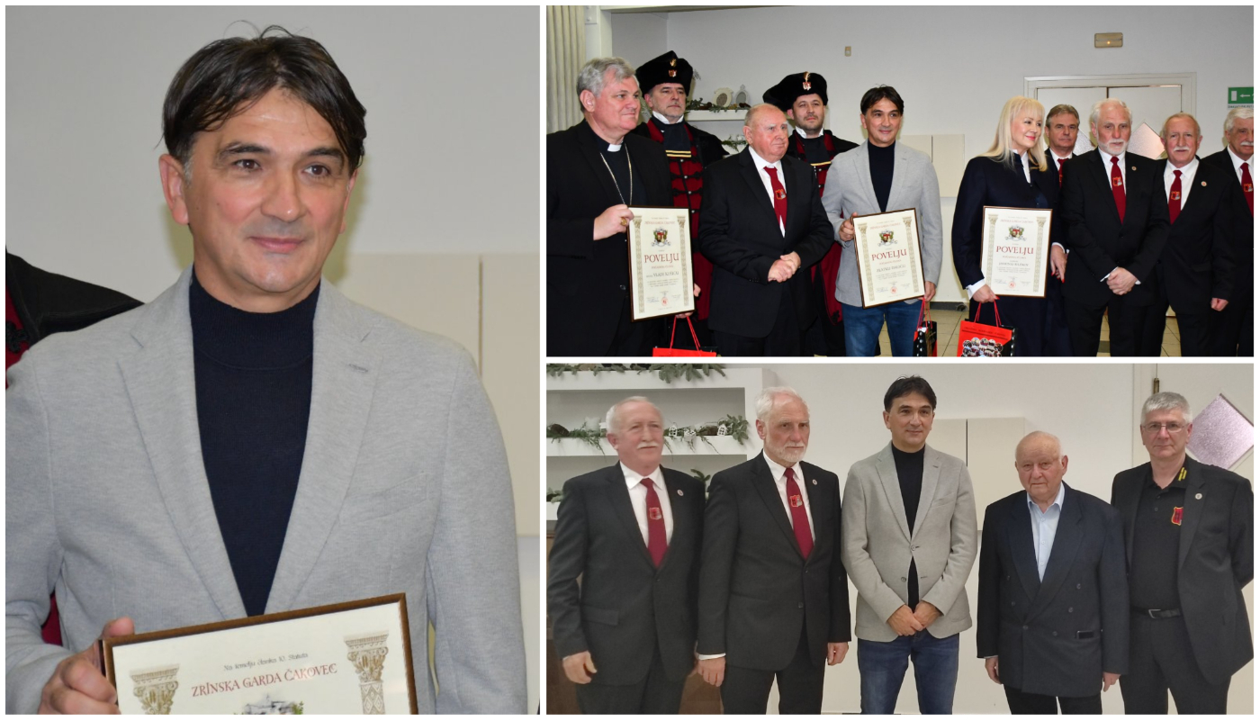 Zlatko Dalić postao počasni član Zrinske garde Čakovec