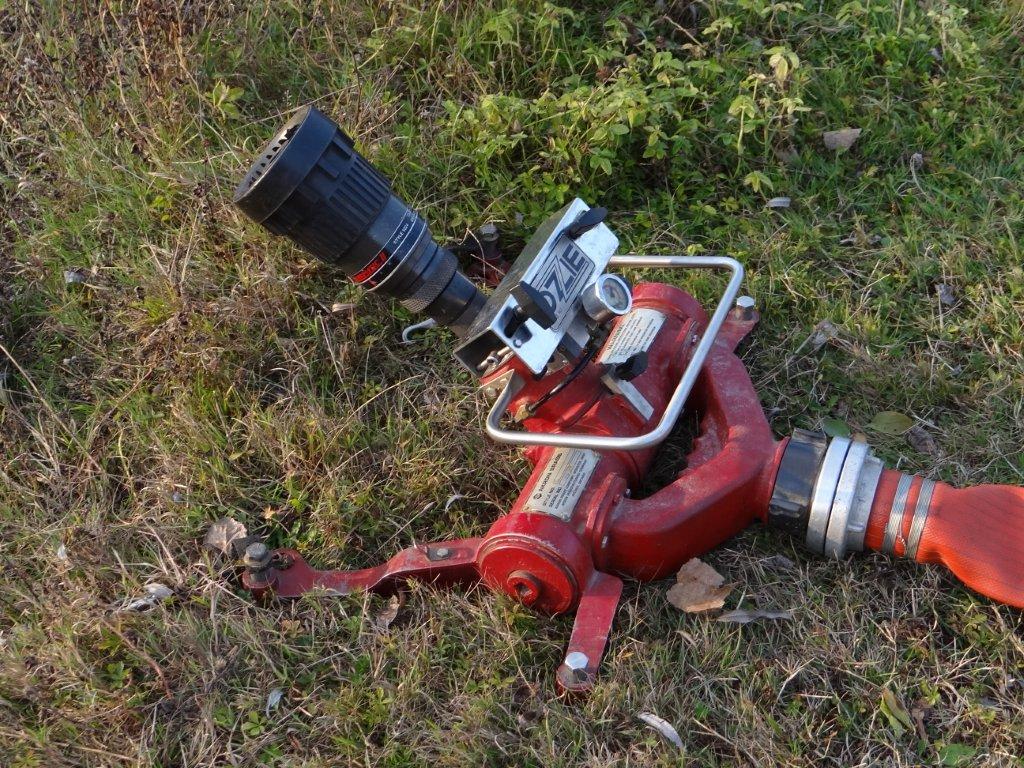 Vatrogasna vježba na obali Mičigen jezera