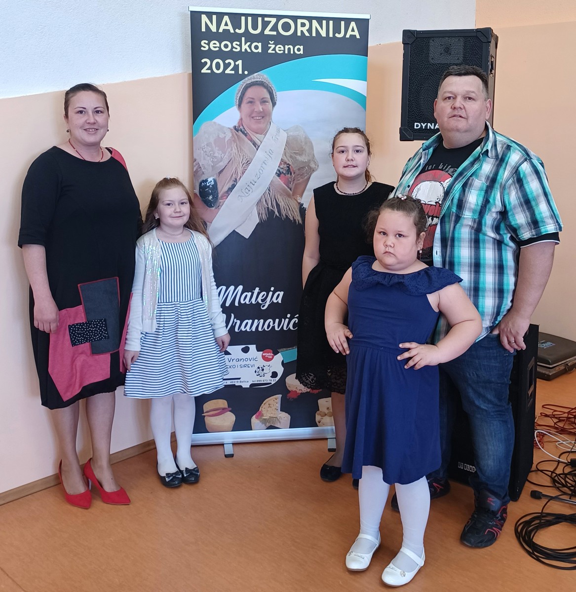 Domjenak zahvale Mateje Vranović, najuzornije hrvatske seoske žene za 2021. godinu