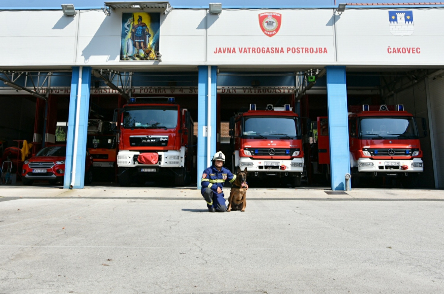 Svestrani međimurski vatrogasac Josip Sušec vodič je potražnog psa Nera!