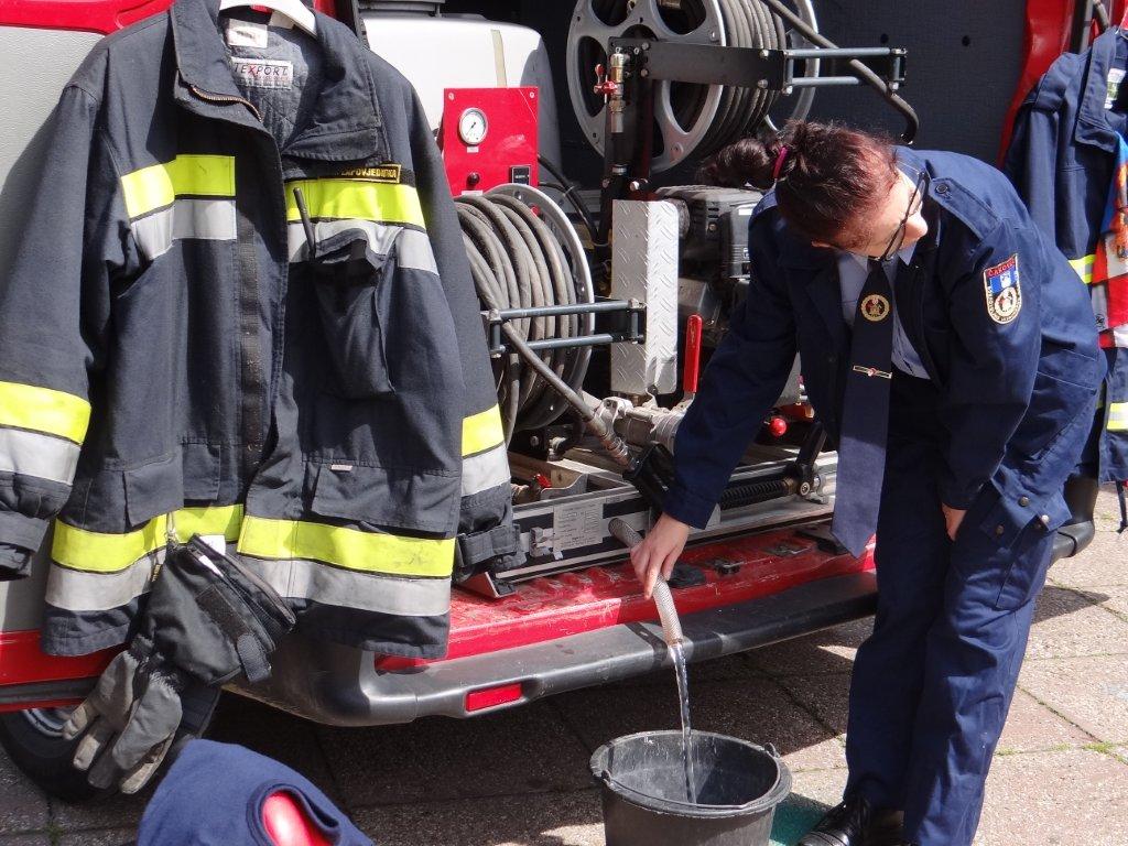 Vatrogasci na čakovečkom trgu