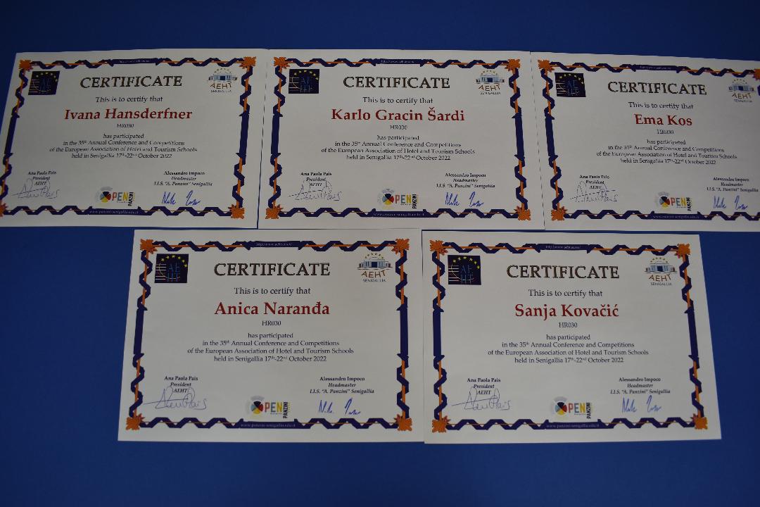 Srednja škola Prelog na natjecanju u Italiji