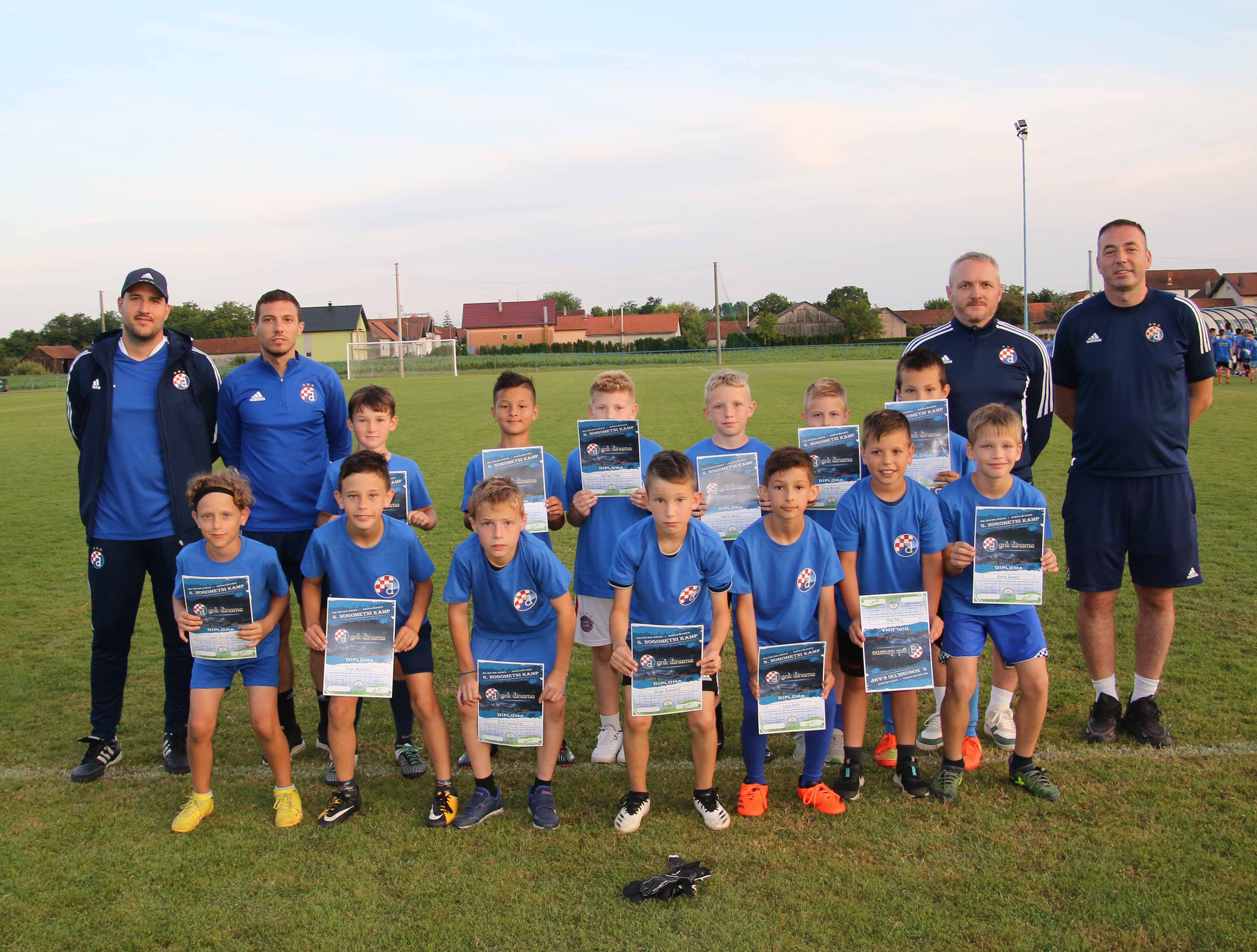 VELIKI INTERES DJECE U Domašincu održan kamp GNK Dinamo