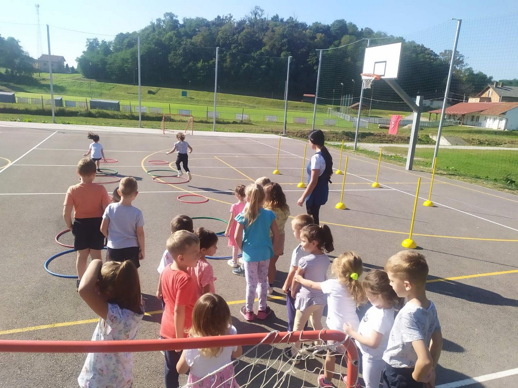 SPORT I DRUŽENJE Mališani iz vrtića ‘Maslačak’ uključili su se u obilježavanje Europskog tjedna sporta