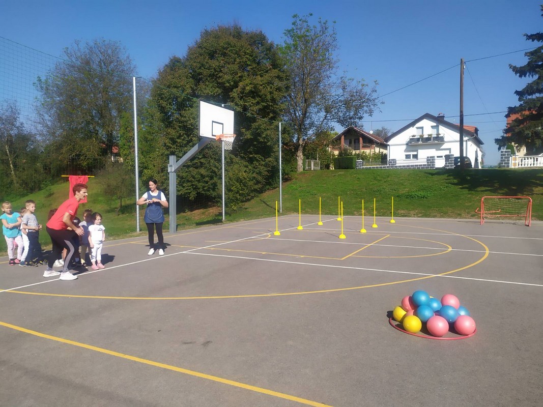 SPORT I DRUŽENJE Mališani iz vrtića ‘Maslačak’ uključili su se u obilježavanje Europskog tjedna sporta