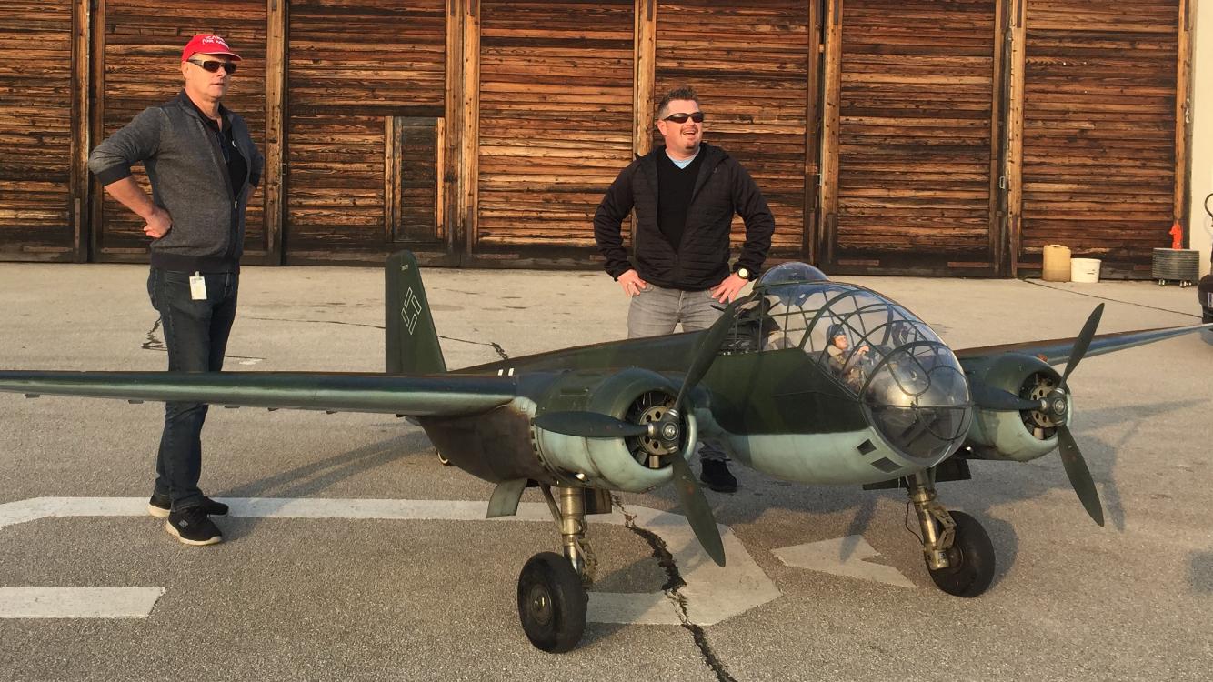 Njemački bombarder iz Drugog svjetskog rata na nebu iznad Čakovca