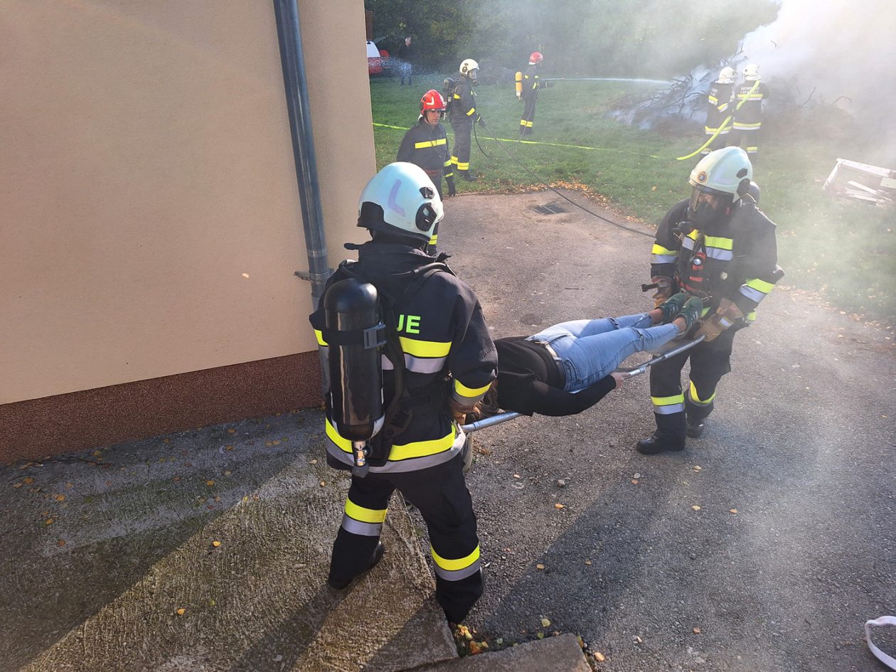 vatrogasna vježba Vatrogasne zajednice općine Sveti Juraj na Bregu