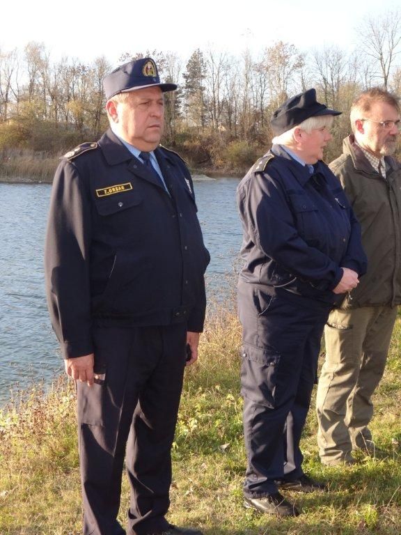 Vatrogasna vježba na obali Mičigen jezera