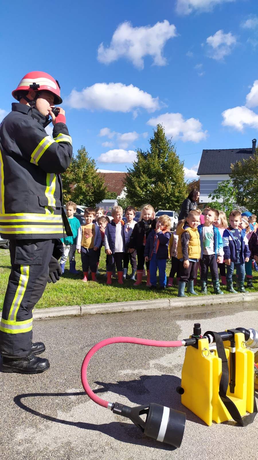 Vatrogasci u Dječjem vrtiću Cvrčak