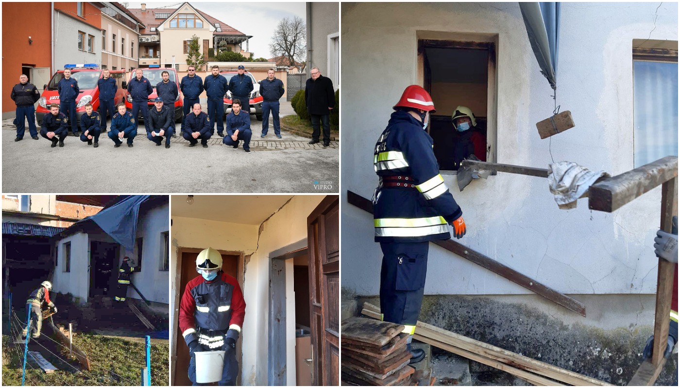 Vatrogasci s područja Preloga na potresom porušenim područjima
