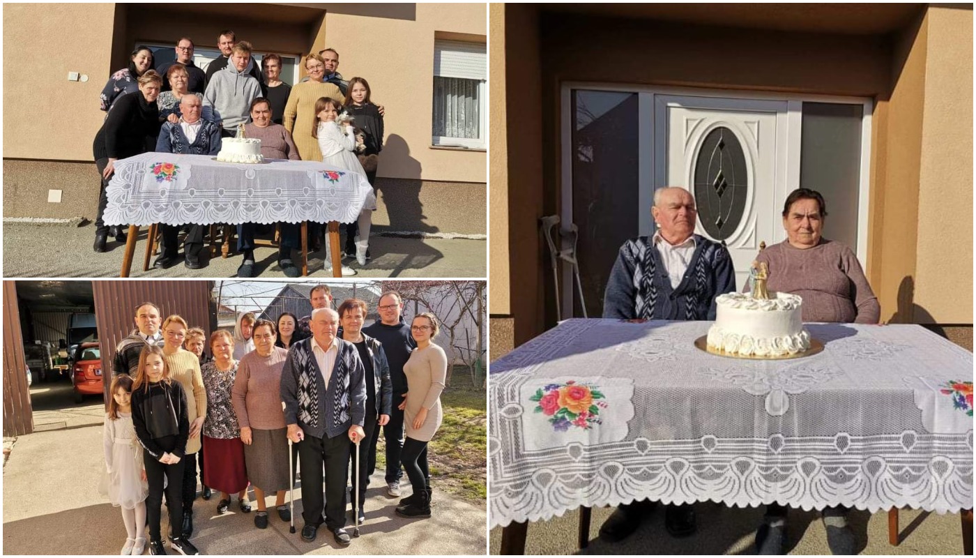 DIJAMANTNI PIR Marija i Ivan Mihaljević iz Vularije slave 60 godina braka!