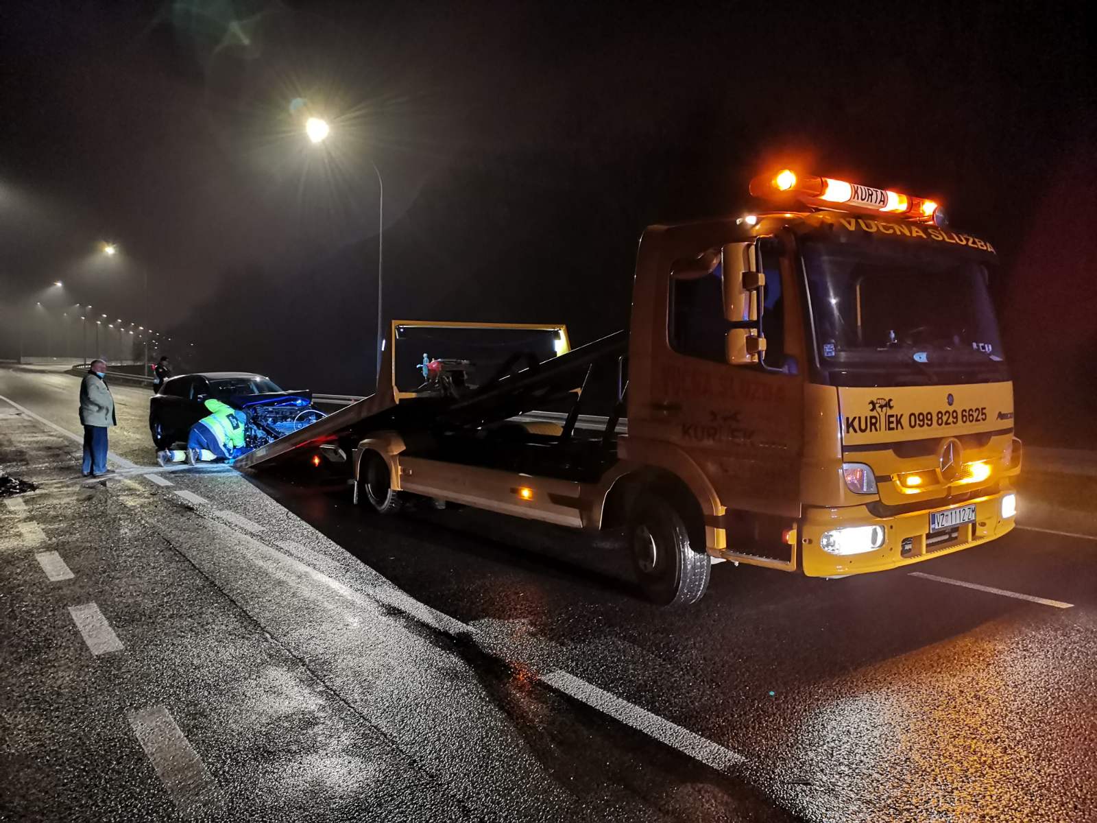 Nesreća u Gornjem Kuršancu: Sudar dva automobila, tri osobe u bolnici