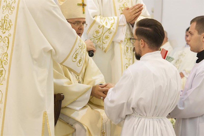 Biskup Radoš zaredio Josipa Špoljarića za đakona