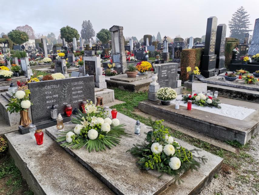 Čakovečko groblje u Mihovljanu na blagdan Svih svetih
