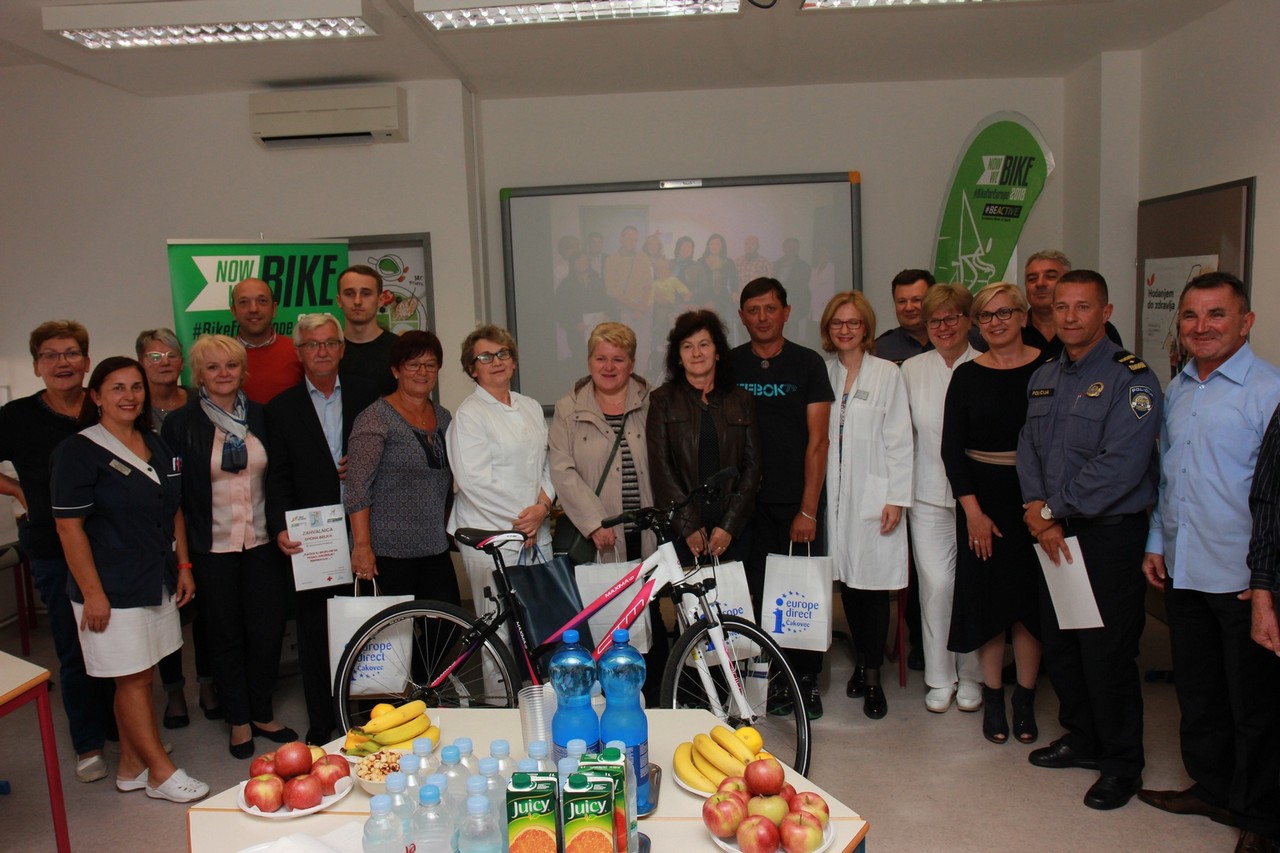 Mirjana Tišler iz Kotoribe dobitnica glavne nagrade u kampanji ‘Pješke ili biciklom na posao’