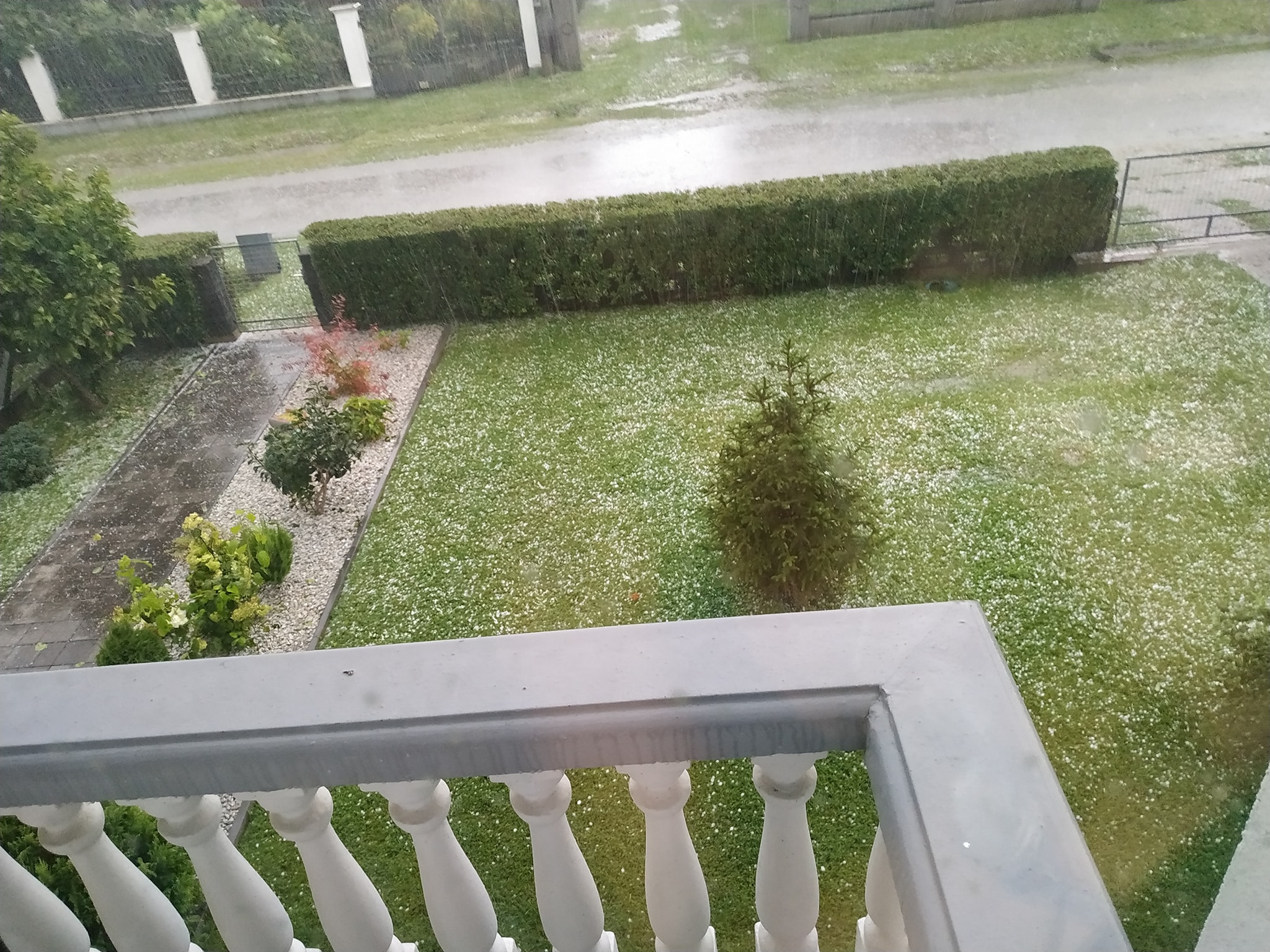 FOTO Nevrijeme u Međimurju! Promjena vremena u našem kraju: Kiša, grmljavina i tuča