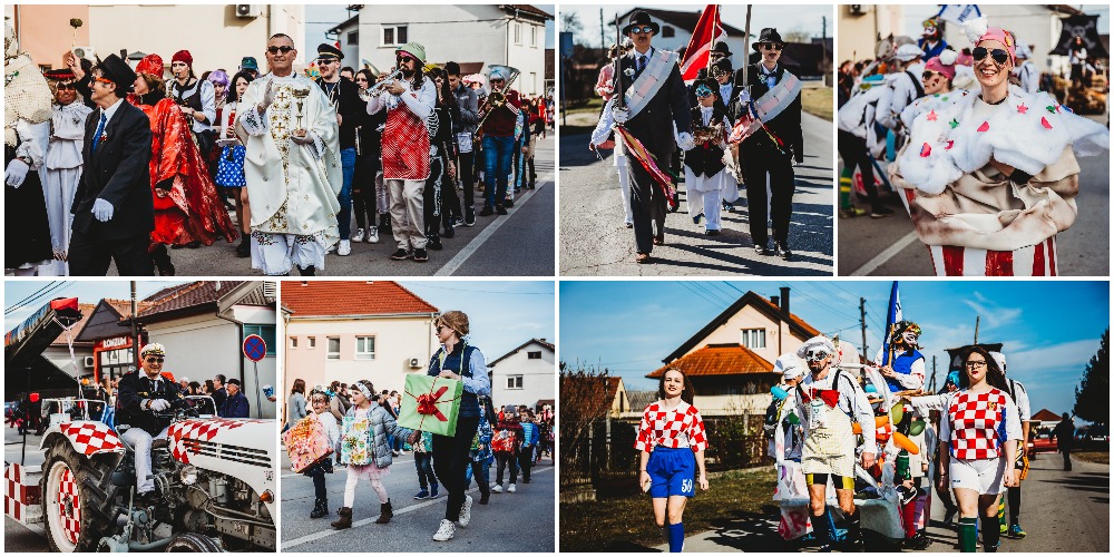 Gorički svati – fašnička povorka s kreativnim maskama prošetala Goričanom