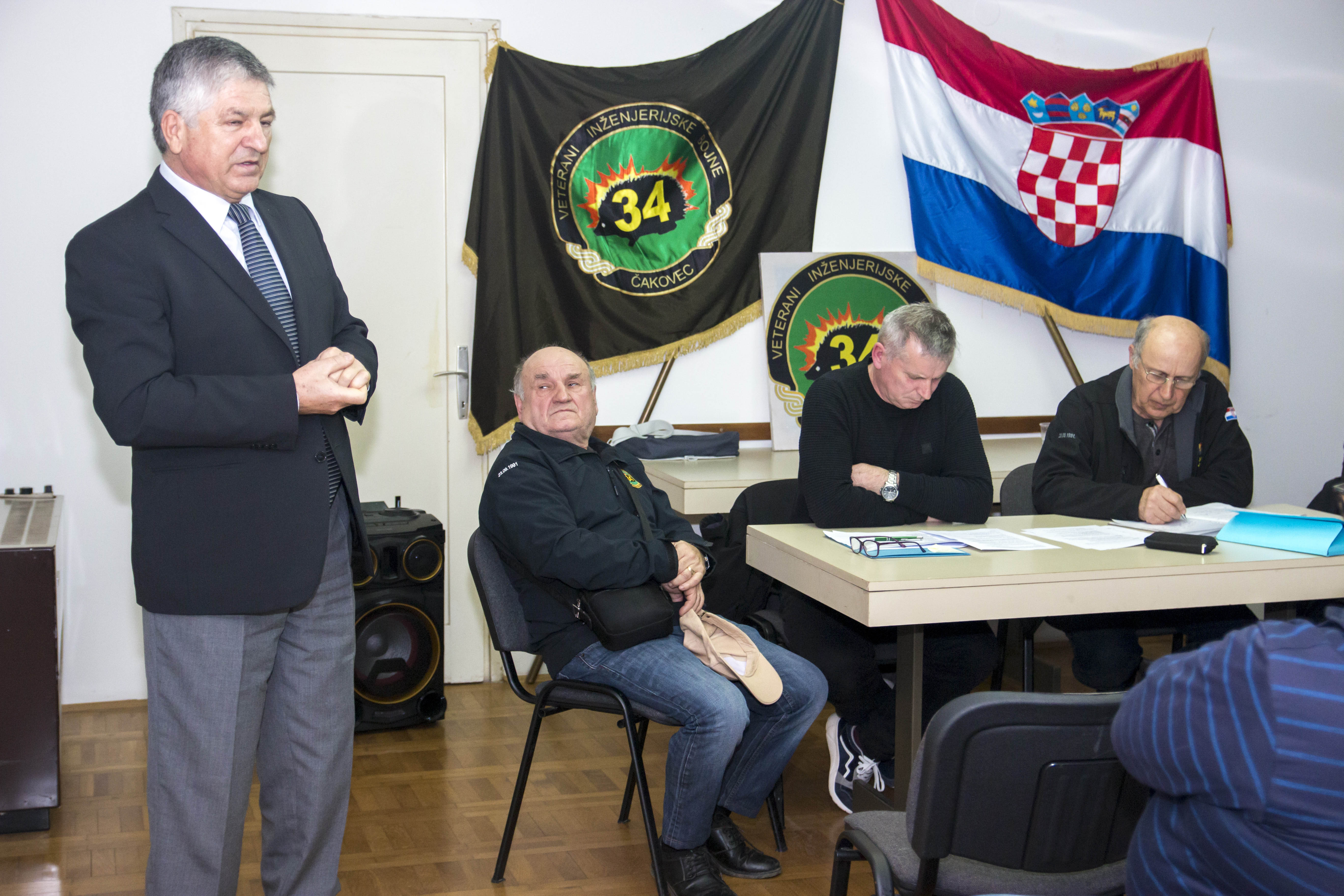 Skupština 34. Inženjerijske bojne Čakovec