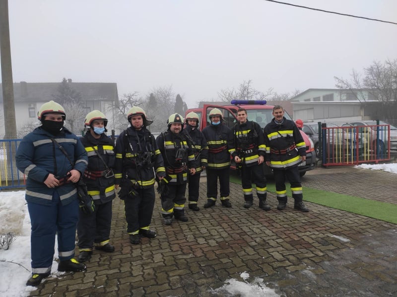 Vatrogasna vježba: ‘Potresi’ u vrtiću Suncokret i OŠ Strahoninec
