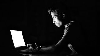 računalo, laptop, haker