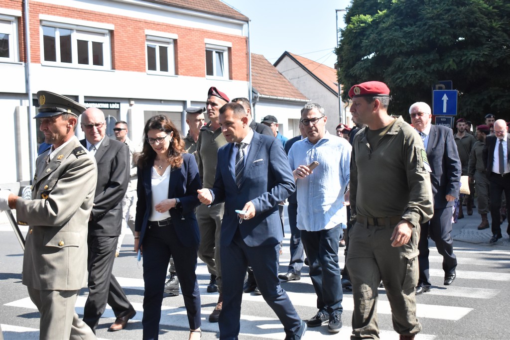 Hrvatski i izraelski vojnici u Čakovcu