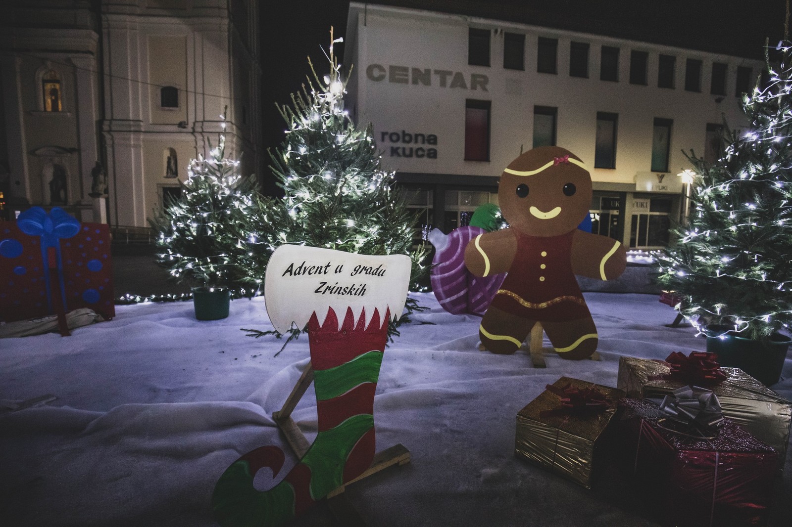 OVO JE PREKRASNO Božićno uređenje u centru Čakovca će vas oduševiti