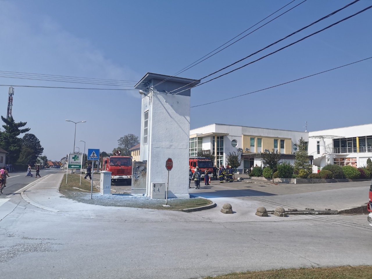 Požar trafostanice u Maloj Subotici