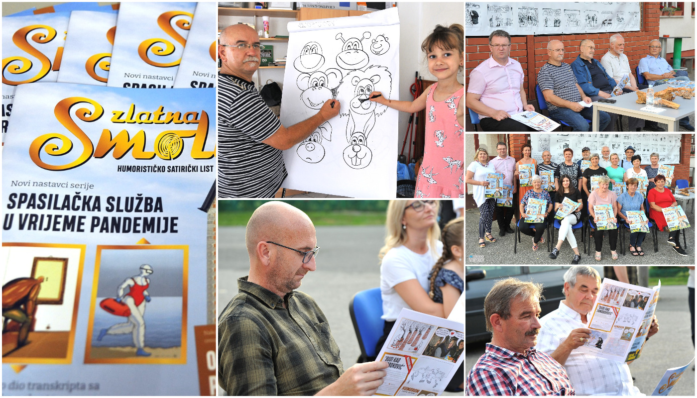 U Malom Mihaljevcu predstavljen prvi broj ‘Zlatne smolige’, humorističko-satiričkog lista