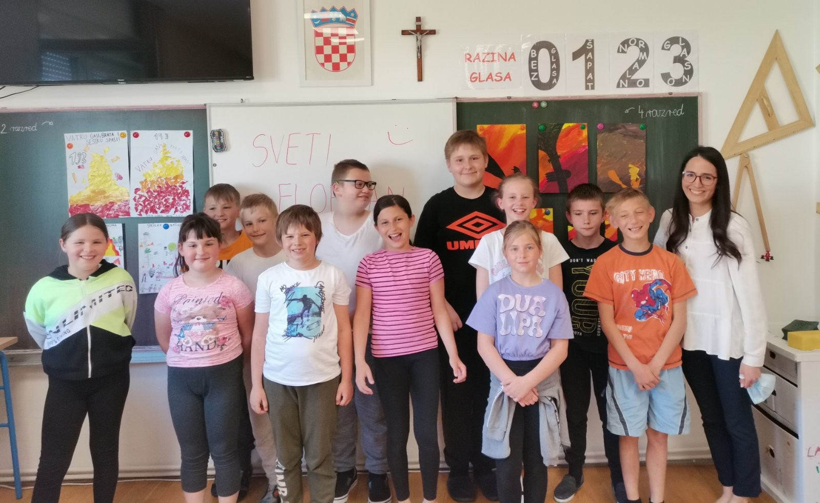 POVODOM FLORIJANOVA Izložba dječjih radova i pokazna vatrogasna vježba