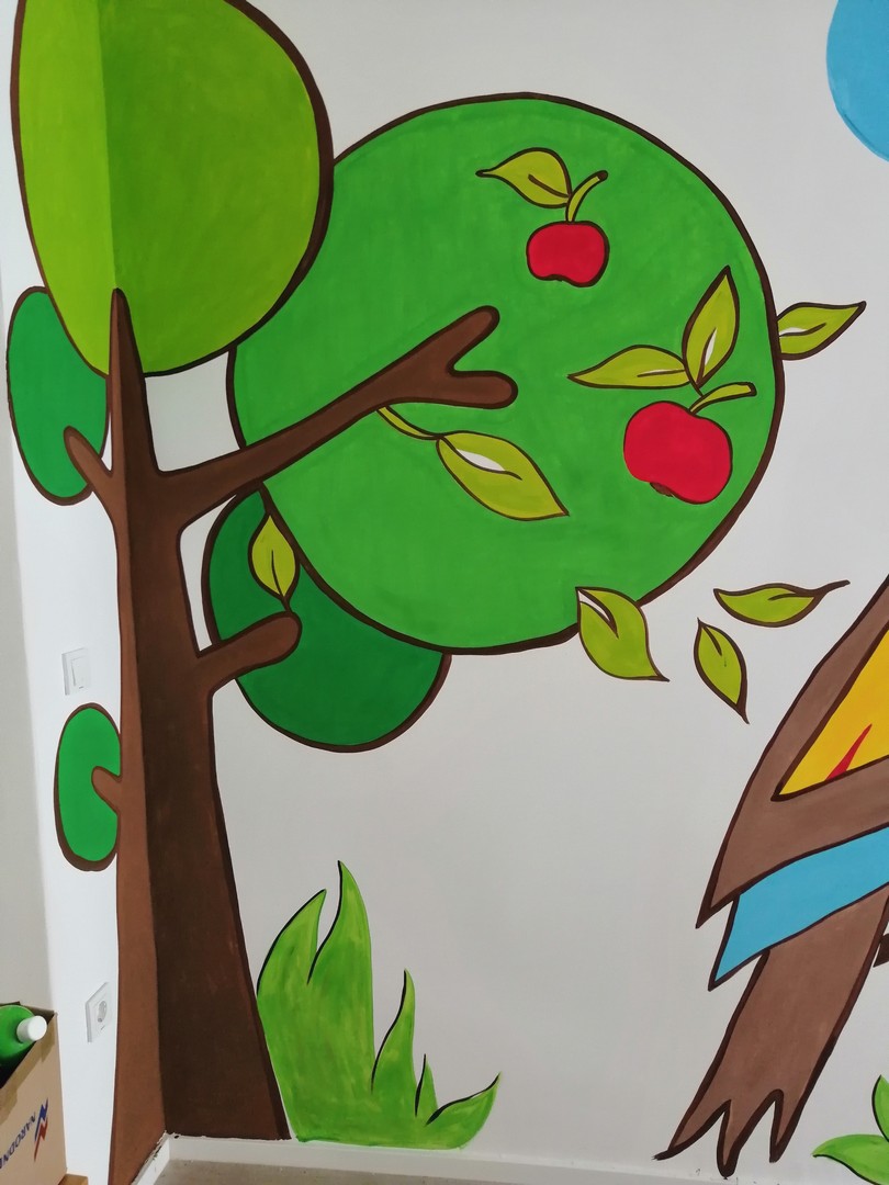 Pismoslikari Gospodarske škole Čakovec oslikavaju zidove Obiteljskog centra