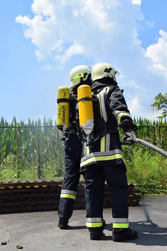 Vatrogasna vježba u tvrtki Kerbek u Donjem Kraljevcu