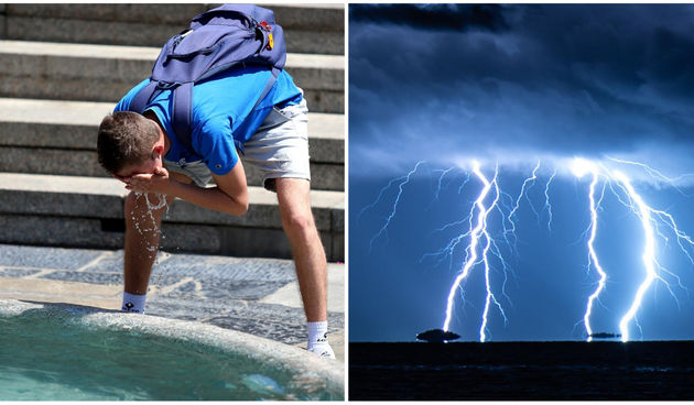 Ljeto, vruće, munje, nevrijeme