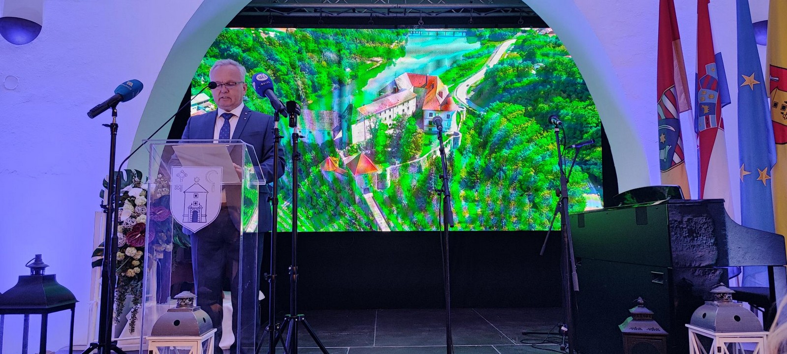 Gradonačelnik Dražen Srpak na svečanoj sjednici Grada Ozlja