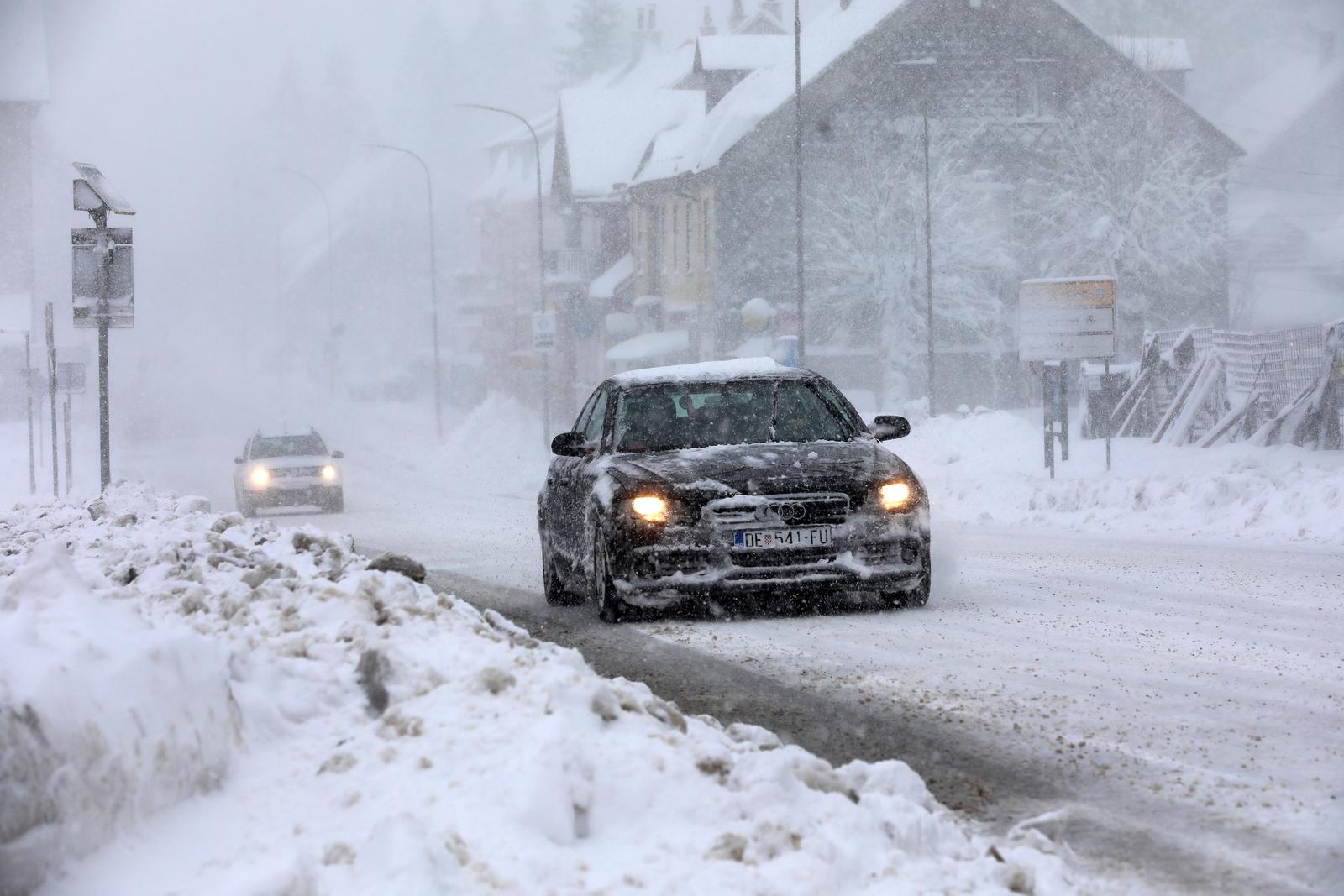 Snježno nevrijeme u Gorskom kotaru
