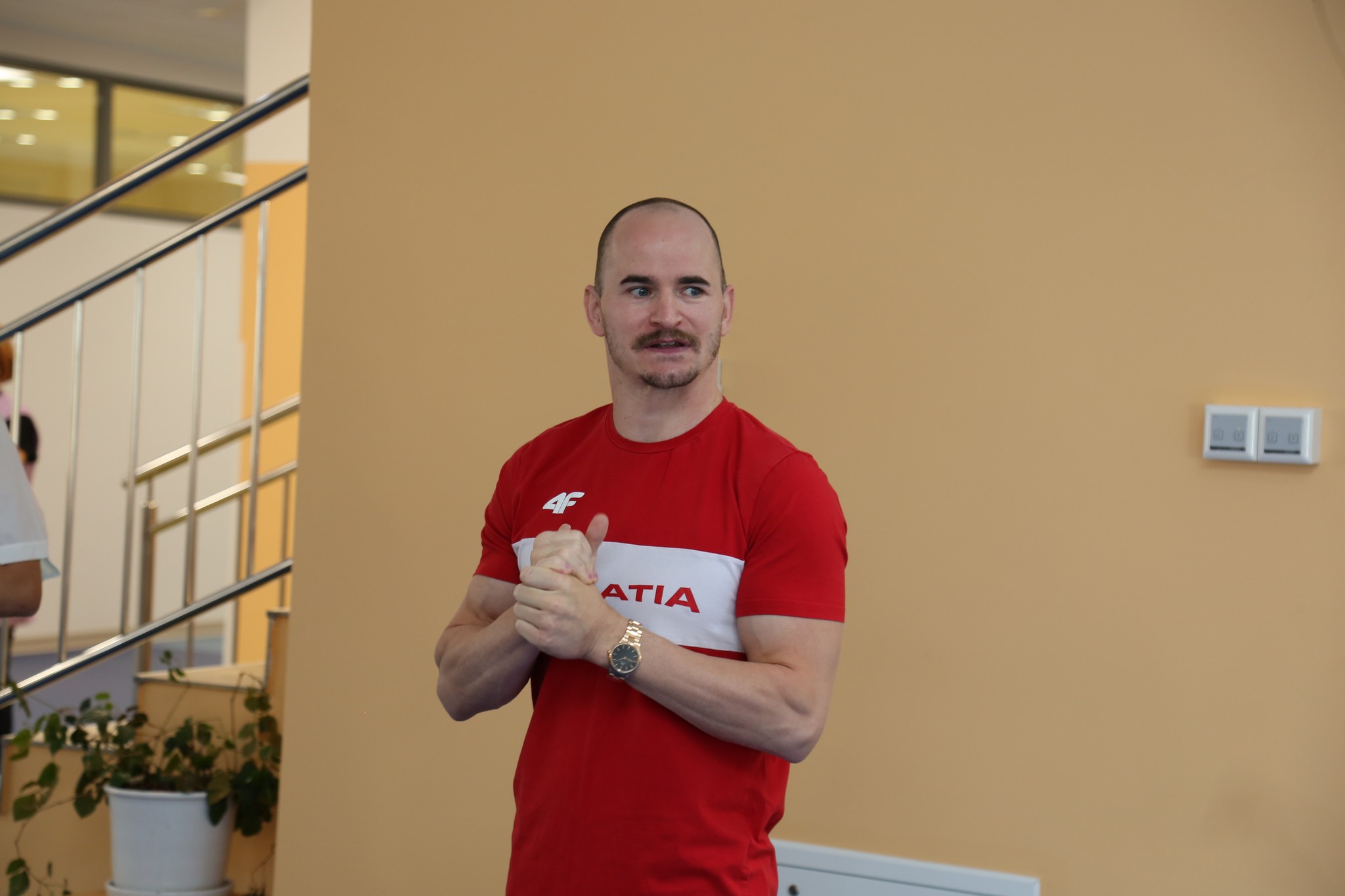 Filip Ude povodom Hrvatskog olimpijskog dana posjetio OŠ Vladimira Nazora Pribislavec