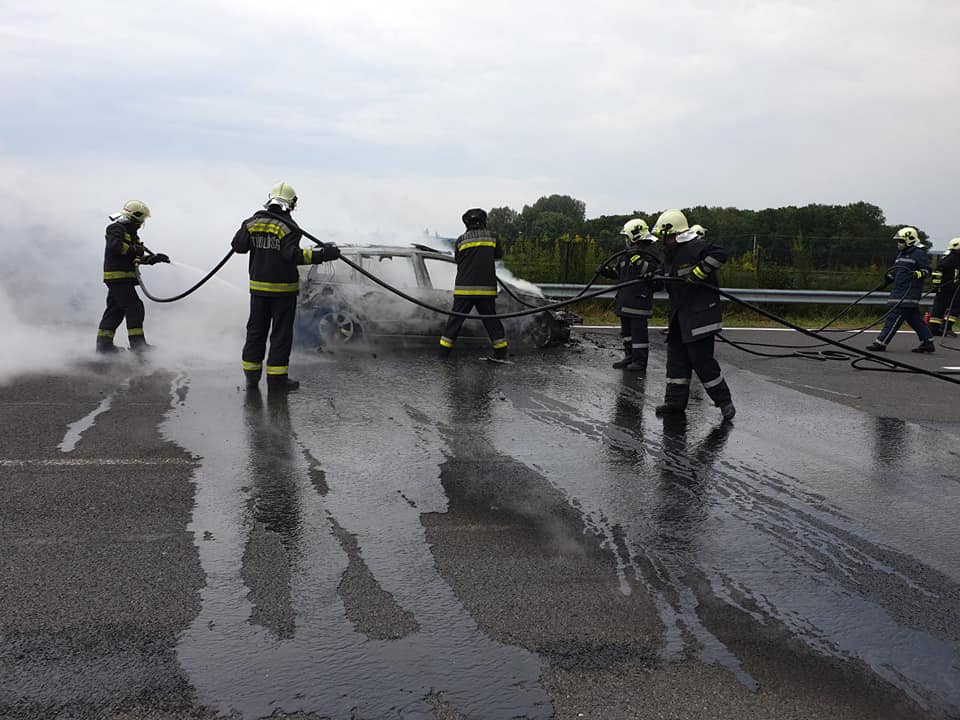 Požar auta DVD Goričan