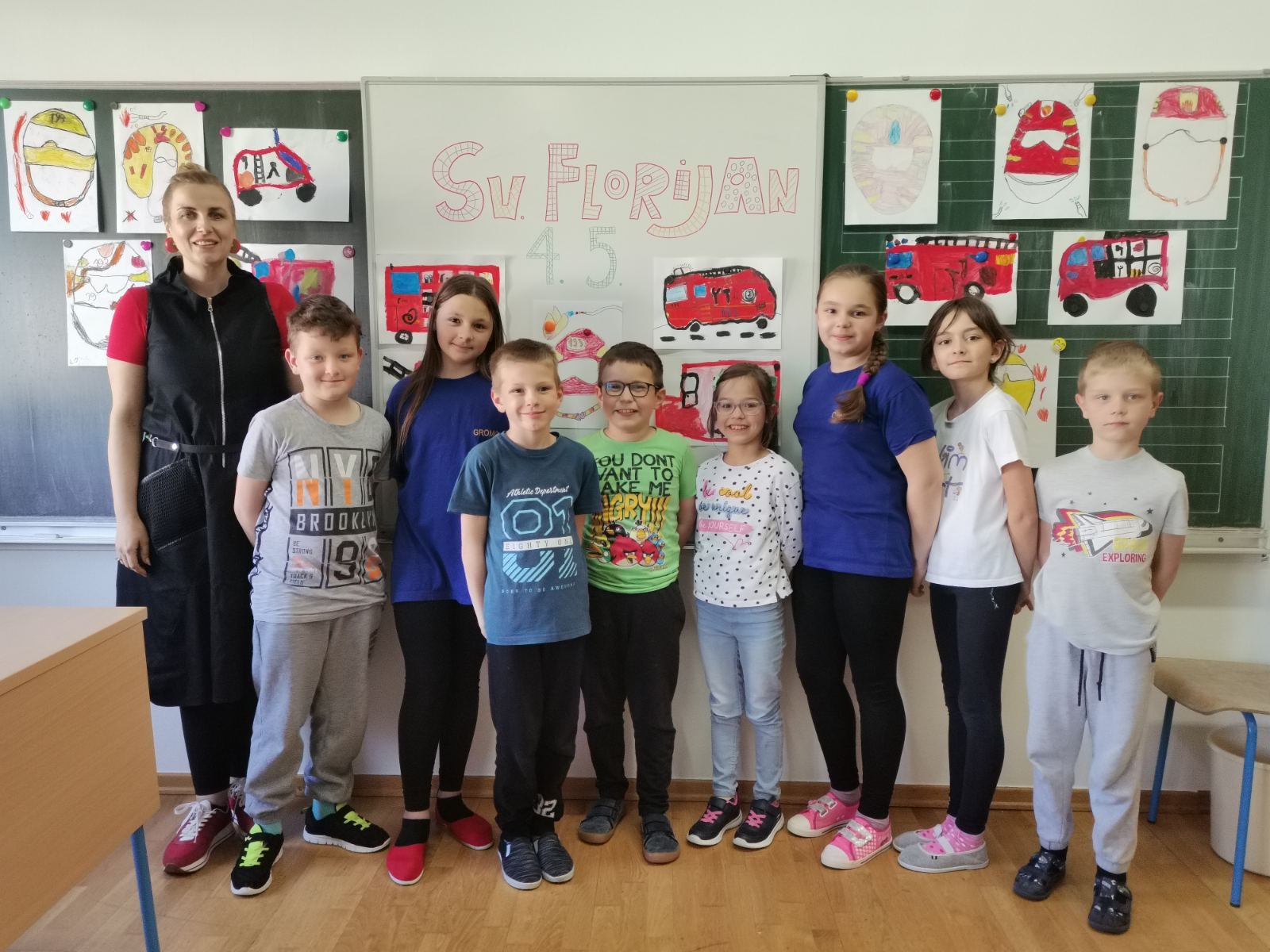 POVODOM FLORIJANOVA Izložba dječjih radova i pokazna vatrogasna vježba