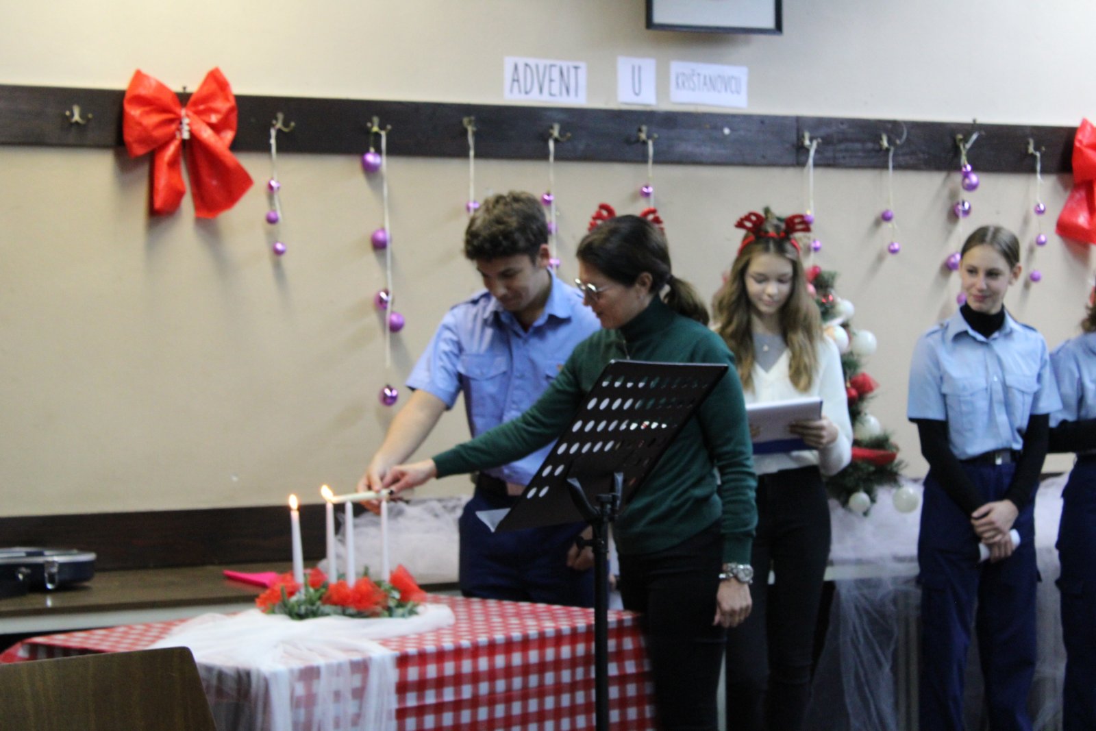 Advent u Krištanovcu – gradonačelnica Ljerka Cividini upalila drugu adventsku svijeću