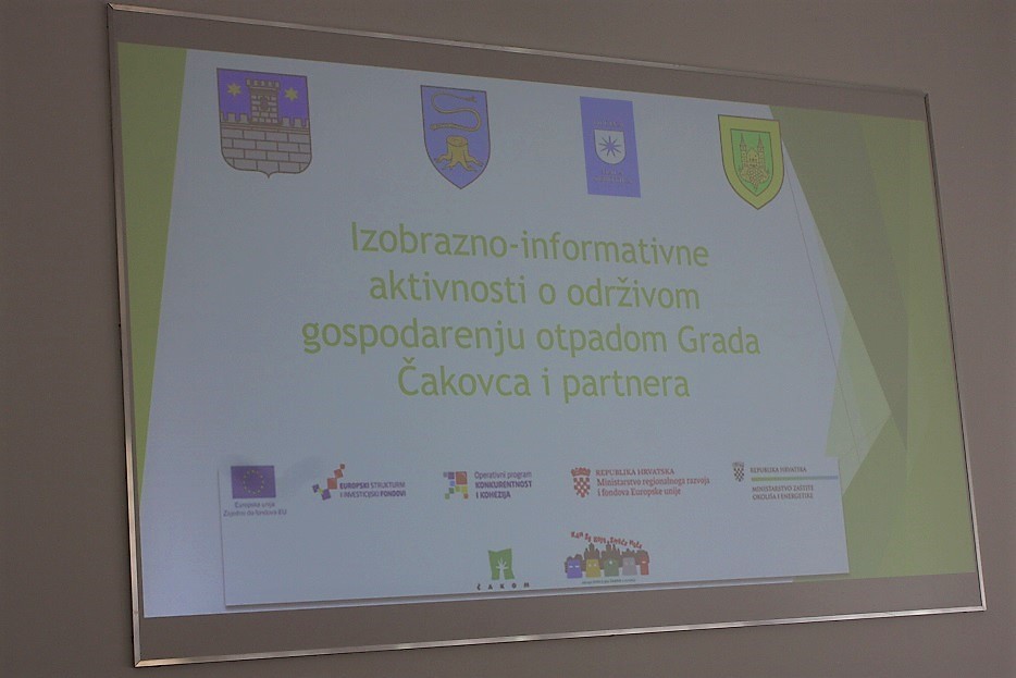 ZAVRŠNA KONFERENCIJA ‘Izobrazno-informativne aktivnosti o održivom gospodarenju otpadom Grada Čakovca i partnera’ ZAVRŠNA KONFERENCIJA ‘Izobrazno-informativne aktivnosti o održivom gospodarenju otpadom Grada Čakovca i partnera’