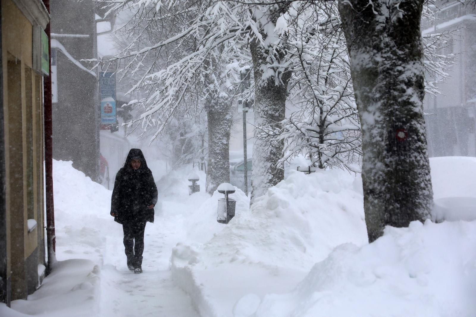 Snježno nevrijeme u Gorskom kotaru