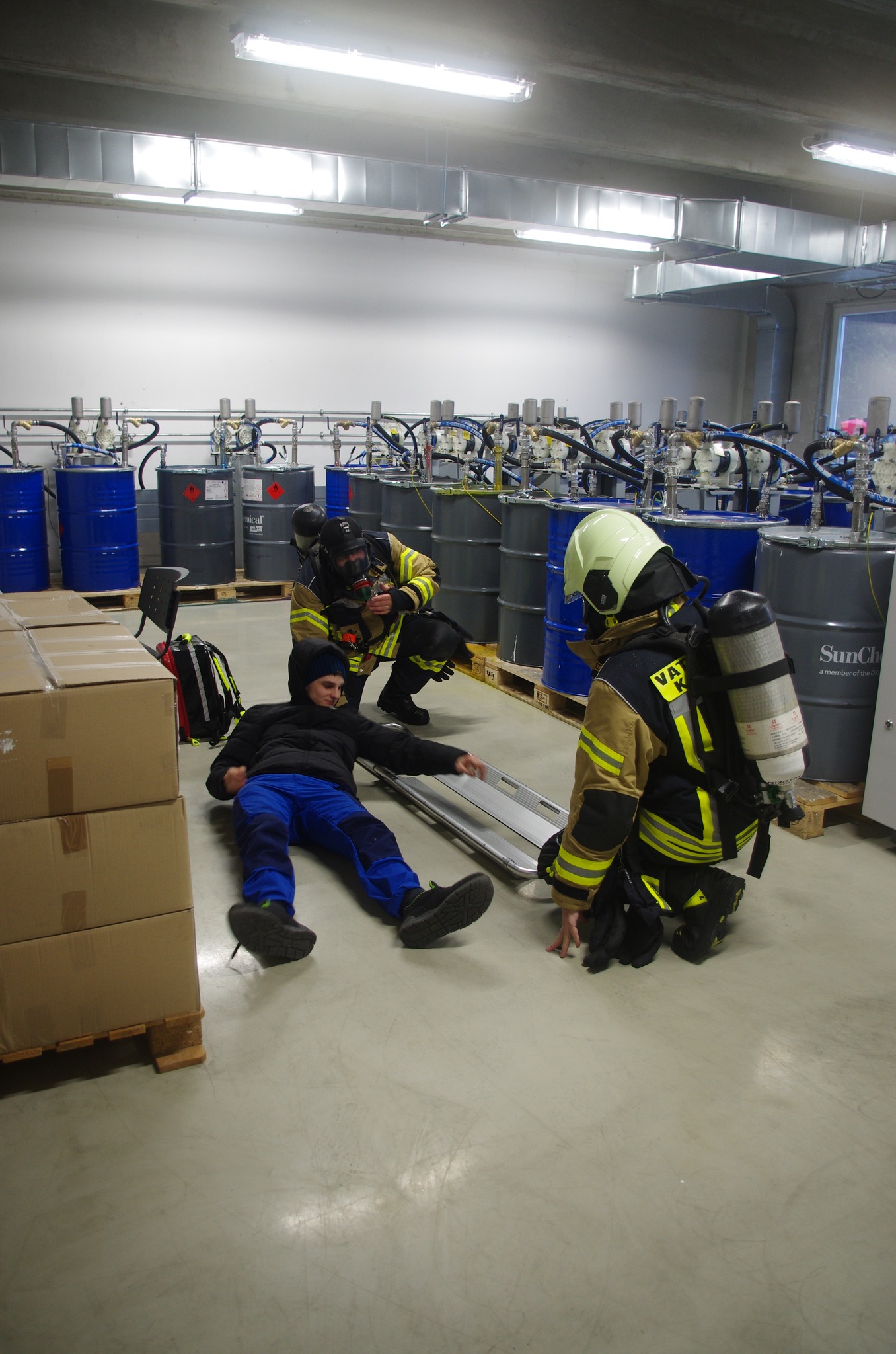 Kotoripski vatrogasci proveli vatrogasnu vježbu u tvrtki Muraplast