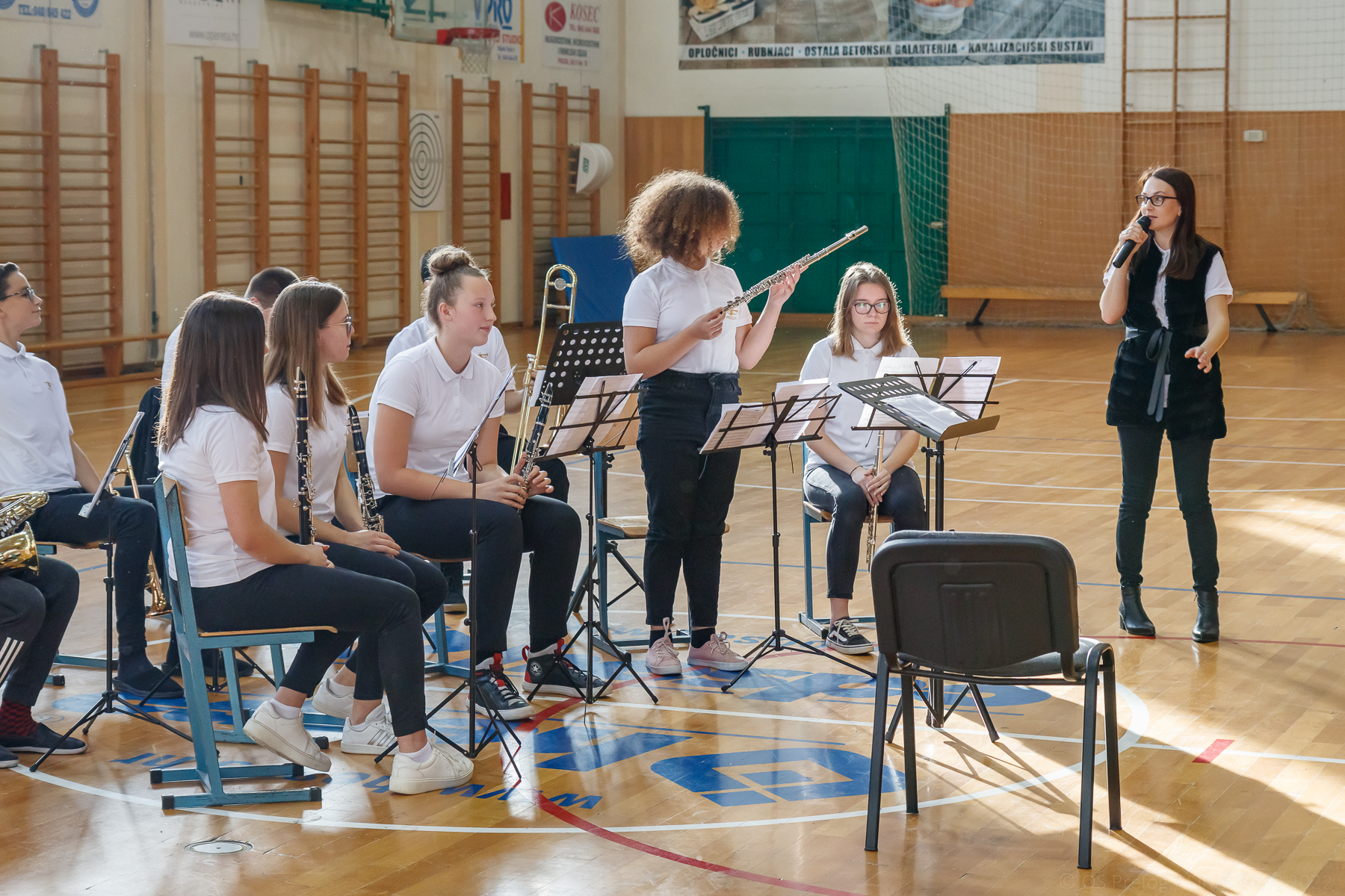 Puhački orkestar u OŠ Prelog