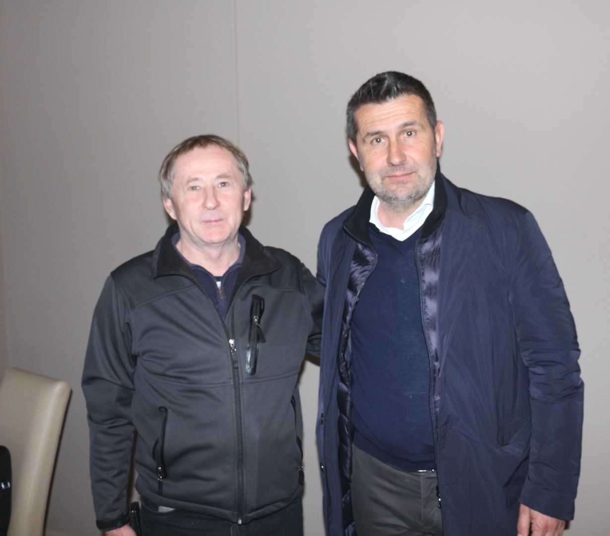 Nenad Bjelica rado je pozirao s međimurskim trenerima