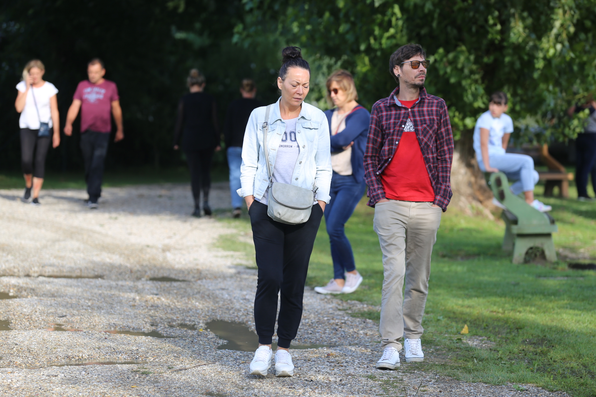 KLIKOM PO MARINI Mještani iskoristili beskišno popodne za šetnju i svježi zrak