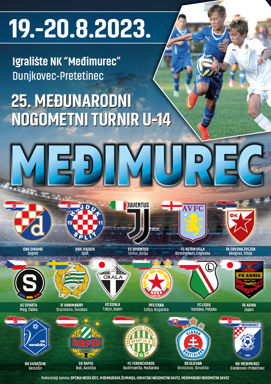 TURNIR MEĐIMUREC U-14 Na jubilarno izdanje dolazi Juventus