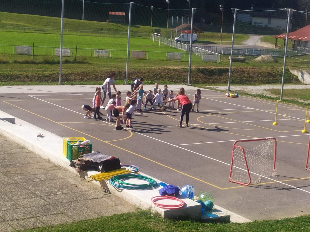 SPORT I DRUŽENJE Mališani iz vrtića ‘Maslačak’ uključili su se u obilježavanje Europskog tjedna sporta