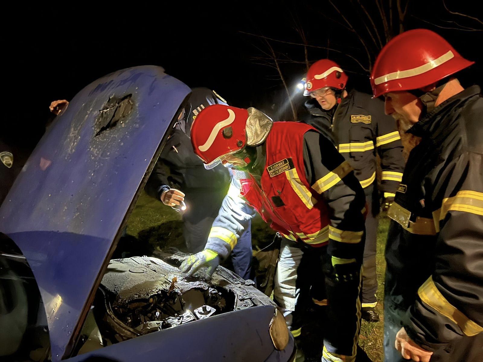 DRŽIMUREC – STRELEC Tijekom vožnje zapalio se automobil